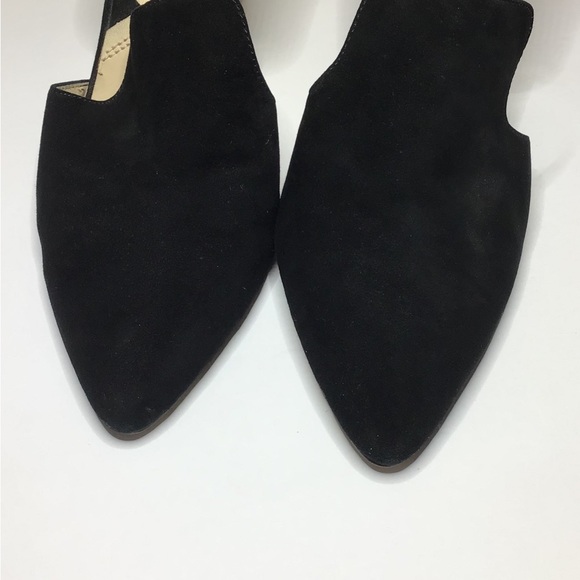 Adrienne Vittadini Nicolo Black Suede 4" D'Orsay Dress Heels - 7.5M - Picture 6 of 12